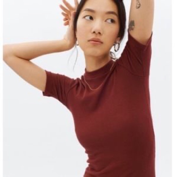 KOTN Dresses & Skirts - KOTN Ribbed Mock Neck Dress